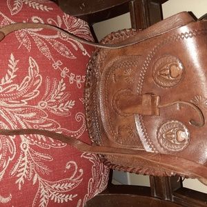 Handmade leather purse
